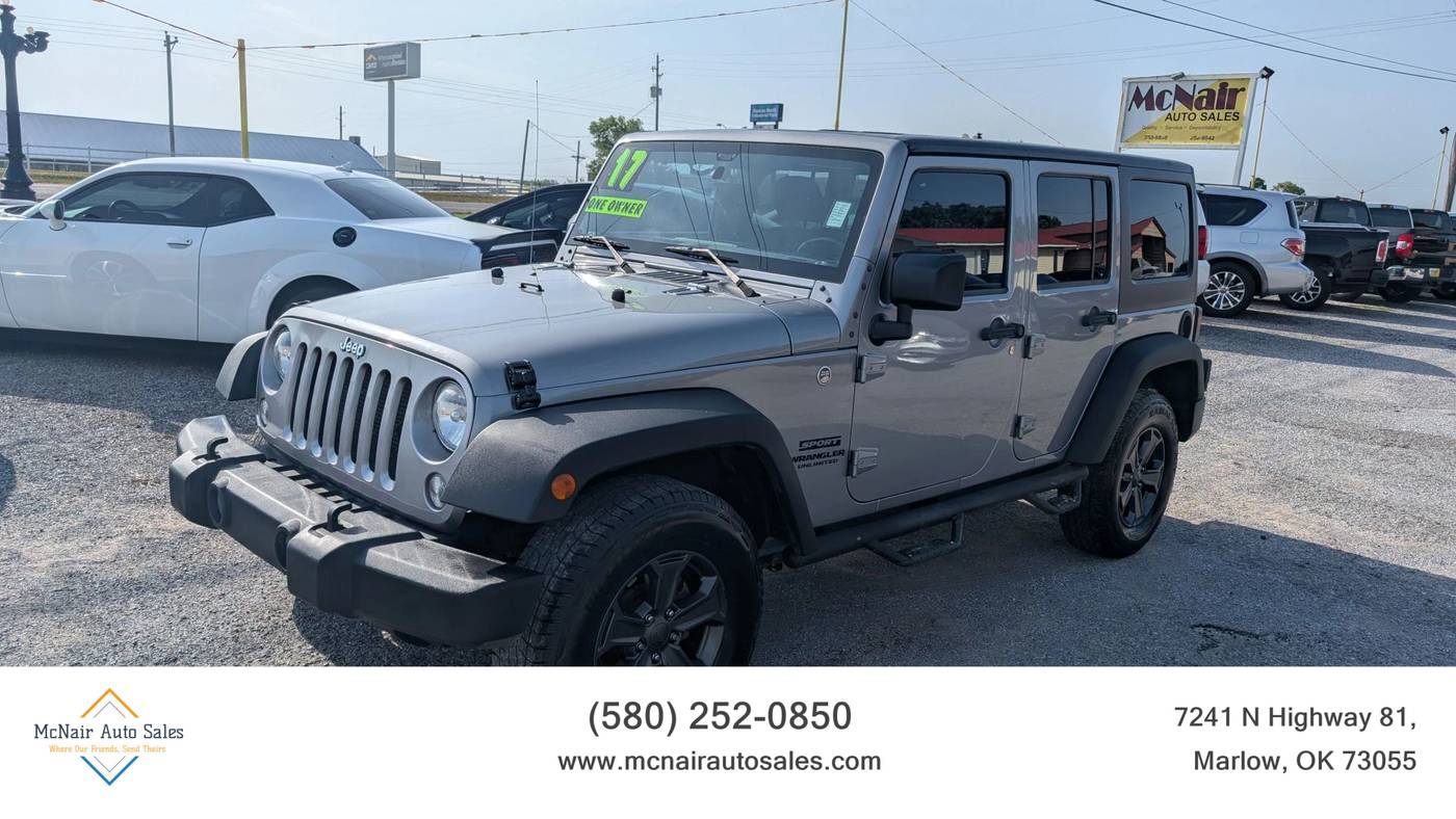 2017 Jeep Wrangler Unlimited Sport