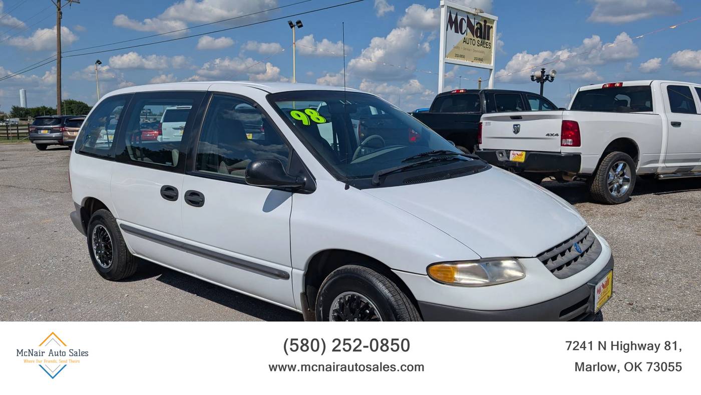 1998 Plymouth Voyager Base — Minivan — 95,758 mi — Duncan, OK