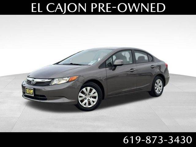 2012 Honda Civic LX — Sedan — 105,669 mi — El Cajon, CA