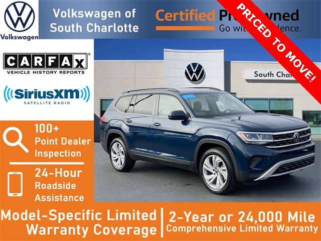 2022 Volkswagen Atlas SE with Technology — SUV — 32,750 mi — Cornelius, NC