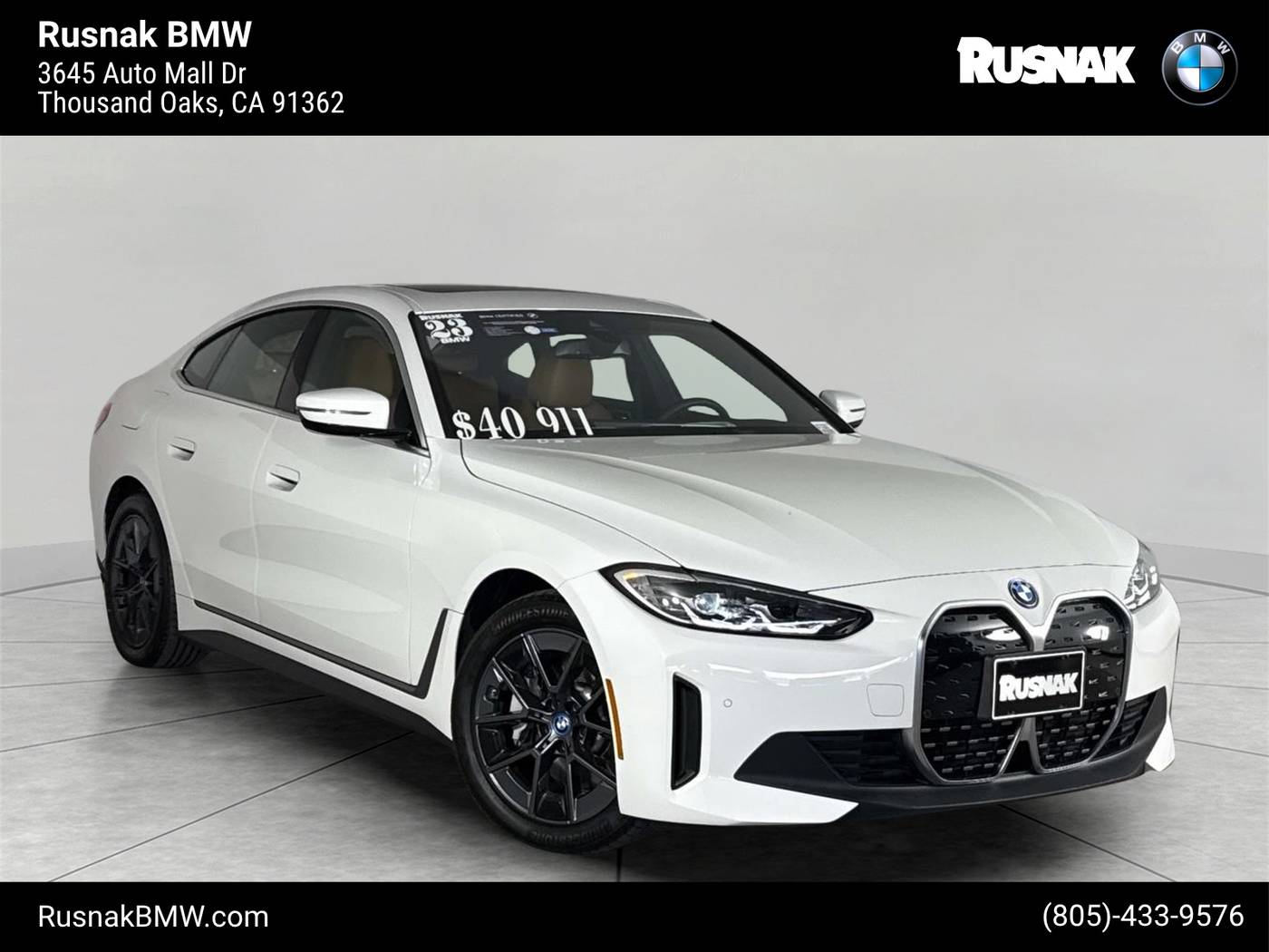 2023 BMW i4 eDrive40 — Sedan — 7,437 mi — Thousand Oaks, CA