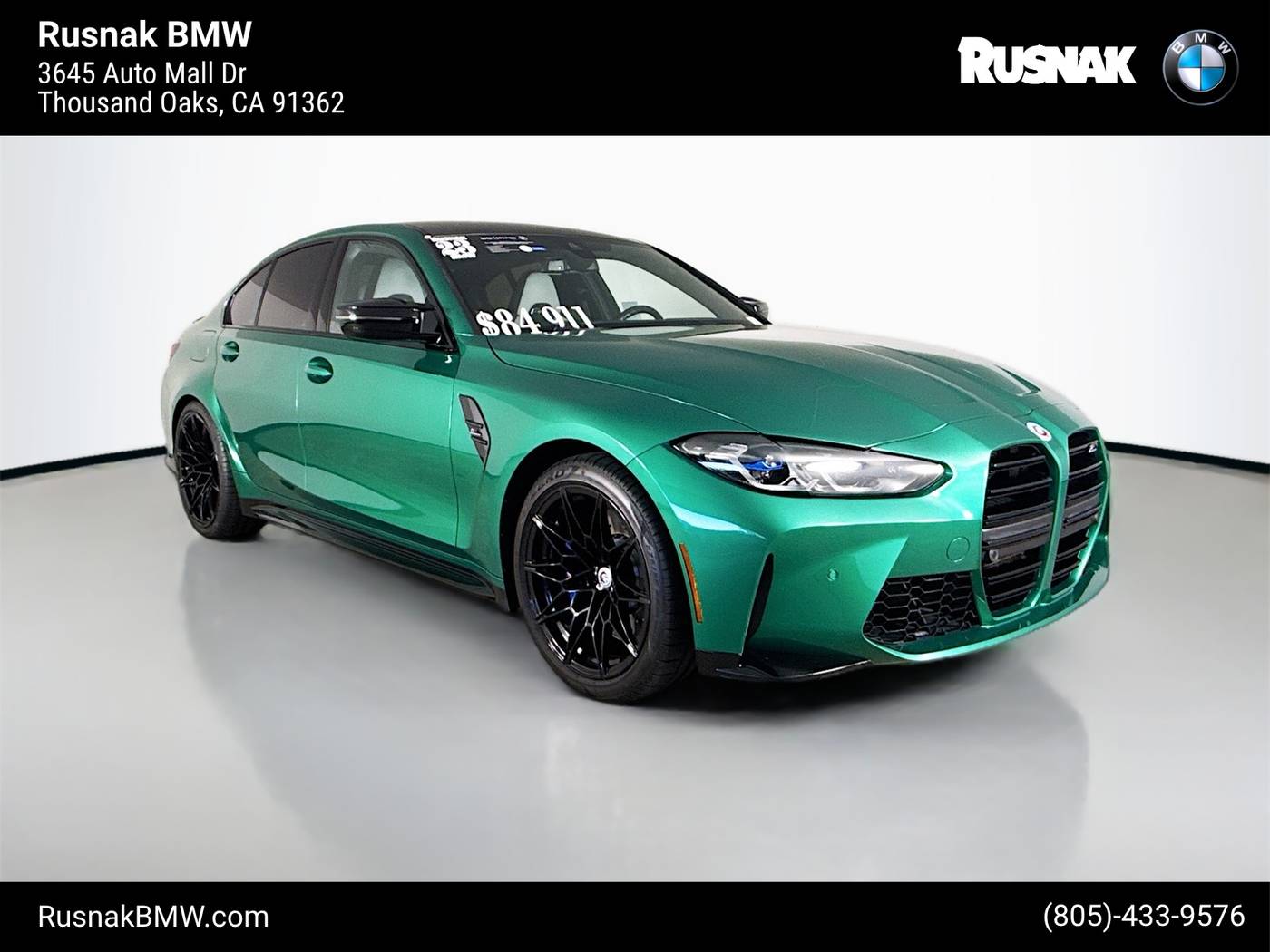 2023 BMW M3 Competition — Sedan — 18,408 mi — Thousand Oaks, CA