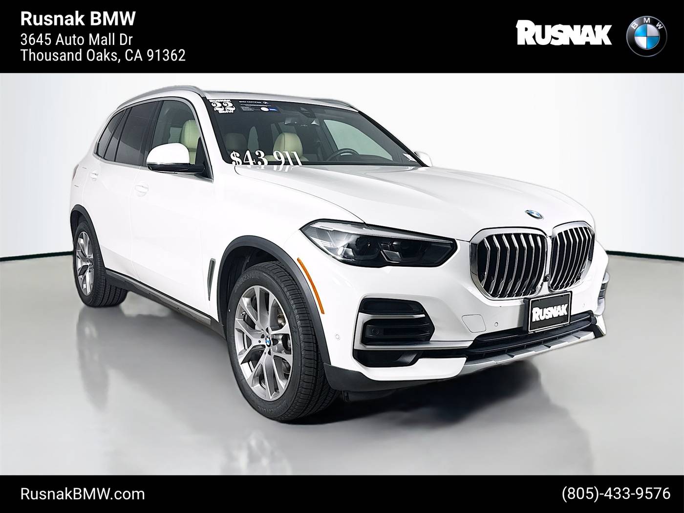 2022 BMW X5 40i — SUV — 21,520 mi — Thousand Oaks, CA