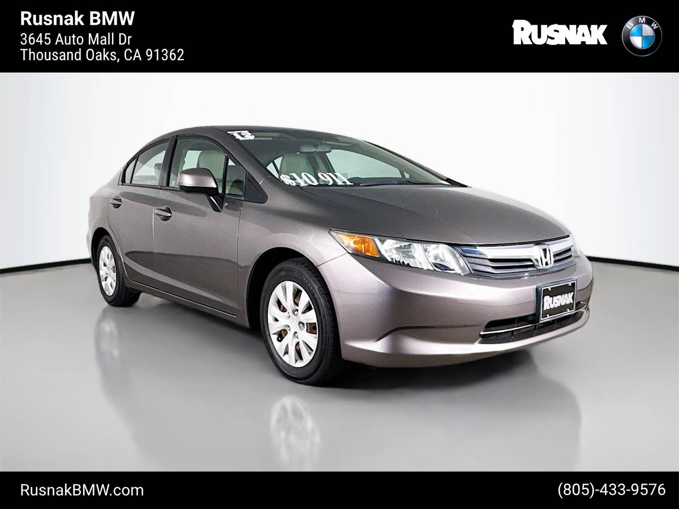 2012 Honda Civic LX — Sedan — 93,577 mi — Thousand Oaks, CA