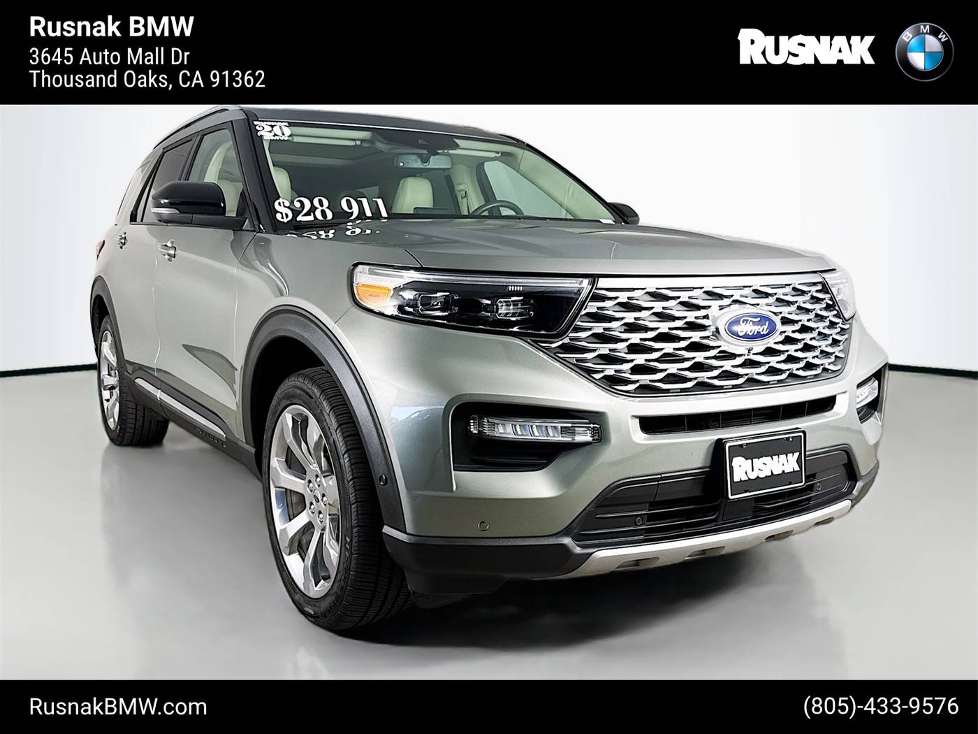 2020 Ford Explorer Platinum — SUV — 59,049 mi — Thousand Oaks, CA