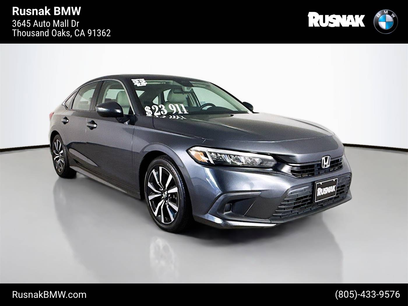 2022 Honda Civic EX — Sedan — 51,156 mi — Thousand Oaks, CA