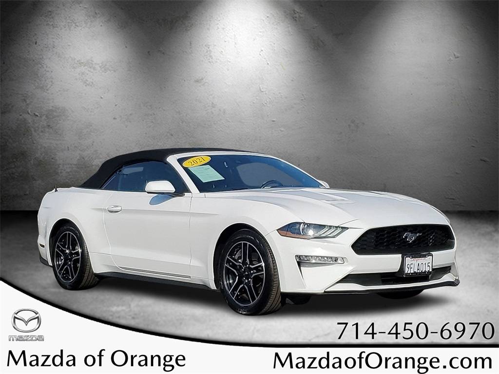 2021 Ford Mustang EcoBoost Premium — Convertible — 87,917 mi — Orange, CA