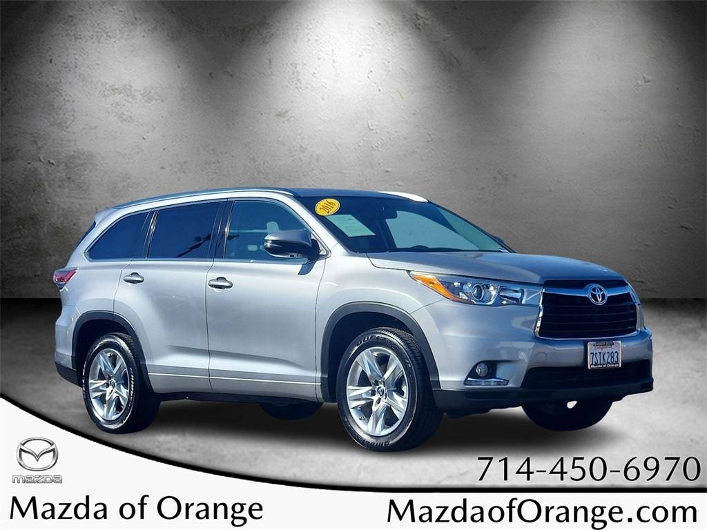 2016 Toyota Highlander Limited — SUV — 76,996 mi — Orange, CA