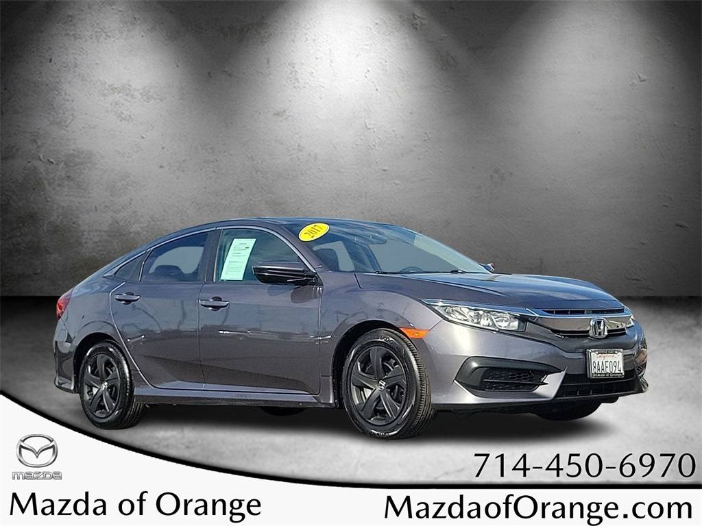 2017 Honda Civic LX — Sedan — 62,744 mi — Orange, CA