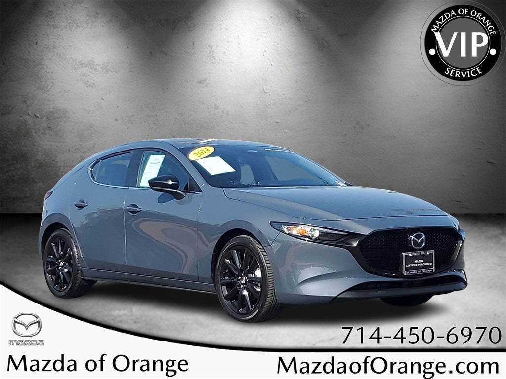 2024 Mazda Mazda3 Carbon Edition — Hatchback — 3,636 mi — Orange, CA
