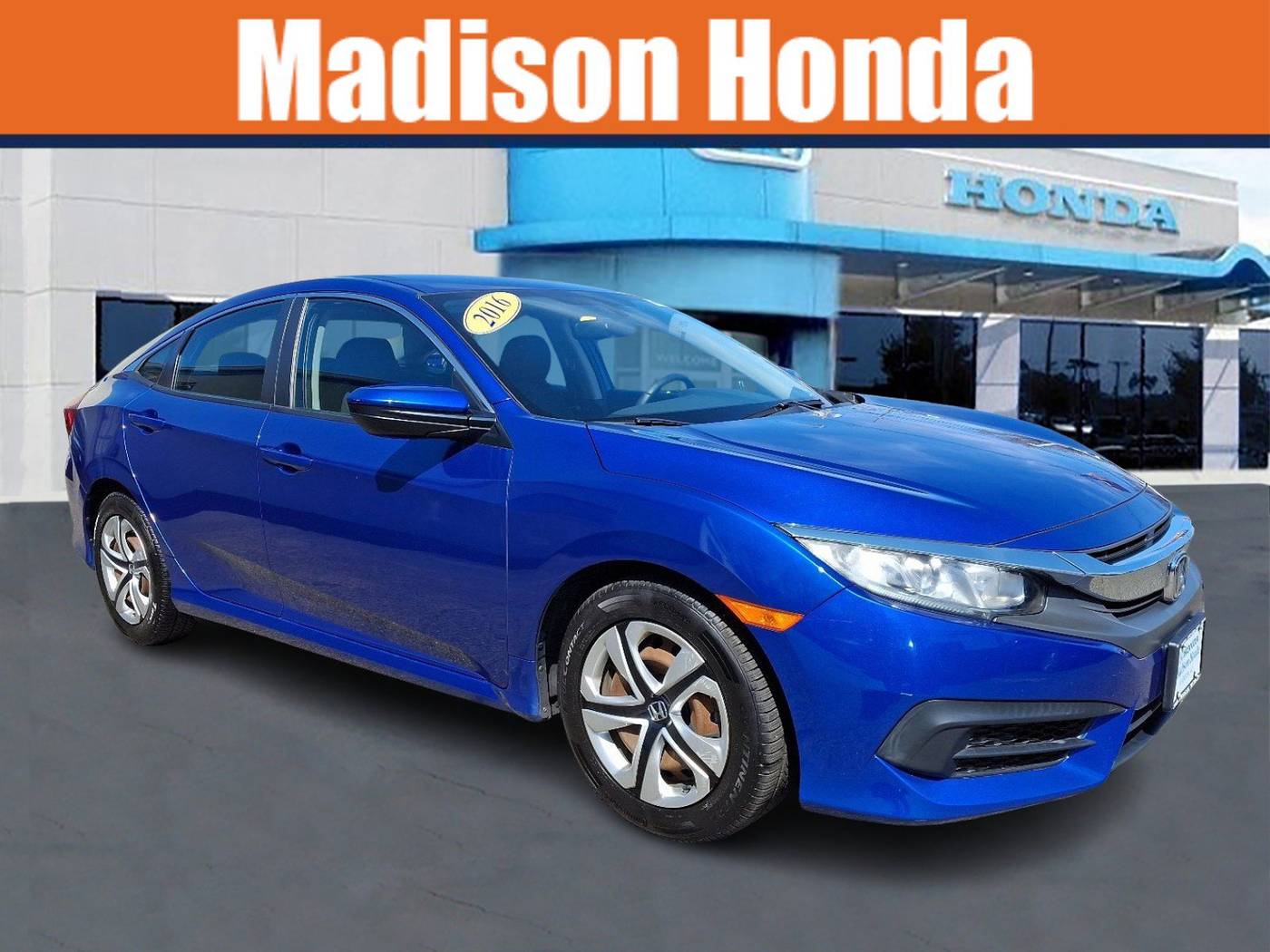 2016 Honda Civic LX — Sedan — 130,491 mi — Madison, NJ