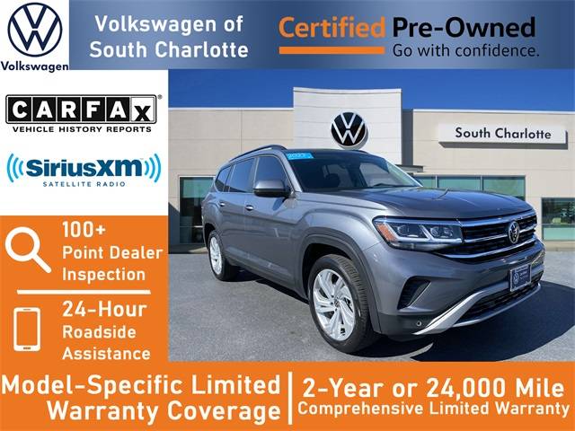 2022 Volkswagen Atlas SE with Technology — SUV — 33,589 mi — Charlotte, NC