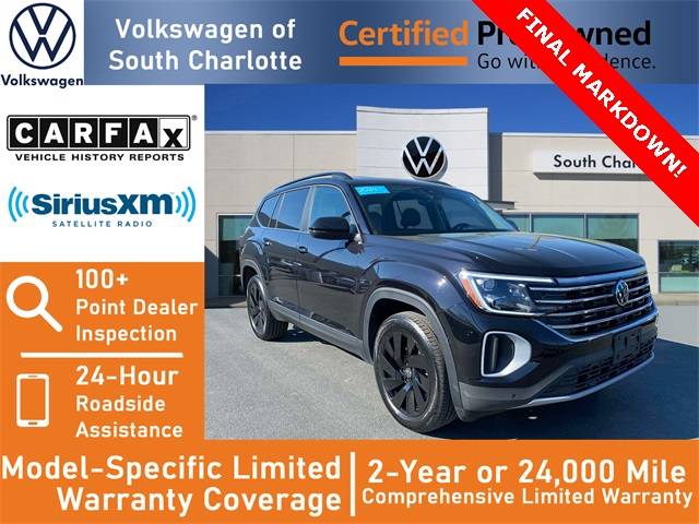 2024 Volkswagen Atlas SE with Technology — SUV — 8,591 mi — Charlotte, NC