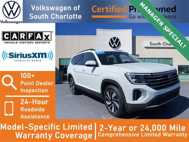 2024 Volkswagen Atlas SE with Technology — SUV — 11,833 mi — Charlotte, NC
