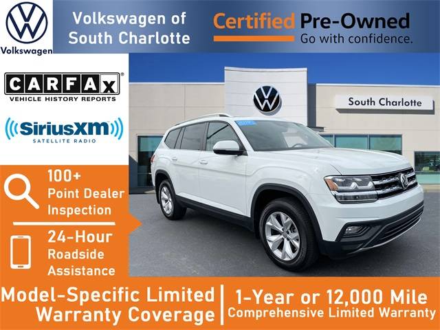 2019 Volkswagen Atlas SE with Technology — SUV — 37,752 mi — Charlotte, NC