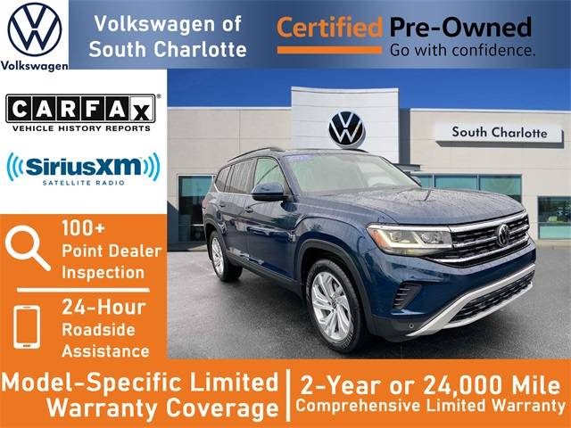 2021 Volkswagen Atlas SE with Technology — SUV — 48,501 mi — Charlotte, NC