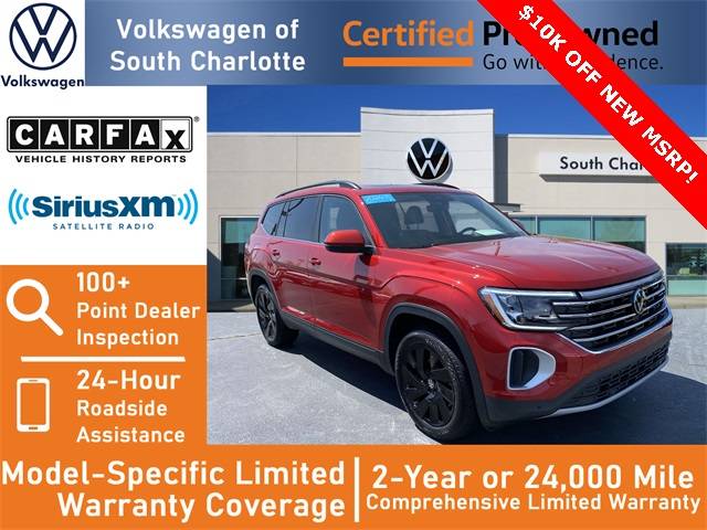 2024 Volkswagen Atlas SE with Technology — SUV — 13,757 mi — Charlotte, NC