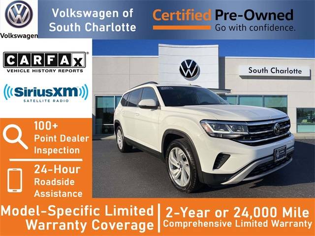 2022 Volkswagen Atlas SE with Technology — SUV — 32,640 mi — Charlotte, NC