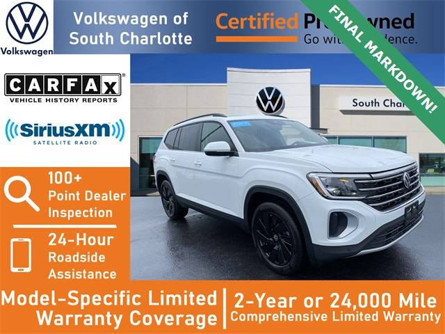 2024 Volkswagen Atlas SE with Technology — SUV — 16,180 mi — Charlotte, NC