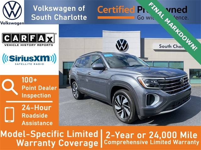 2024 Volkswagen Atlas SE with Technology — SUV — 15,871 mi — Charlotte, NC