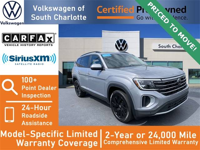 2024 Volkswagen Atlas SE with Technology — SUV — 9,813 mi — Charlotte, NC