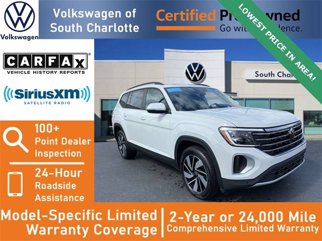 2024 Volkswagen Atlas SE with Technology — SUV — 13,451 mi — Charlotte, NC
