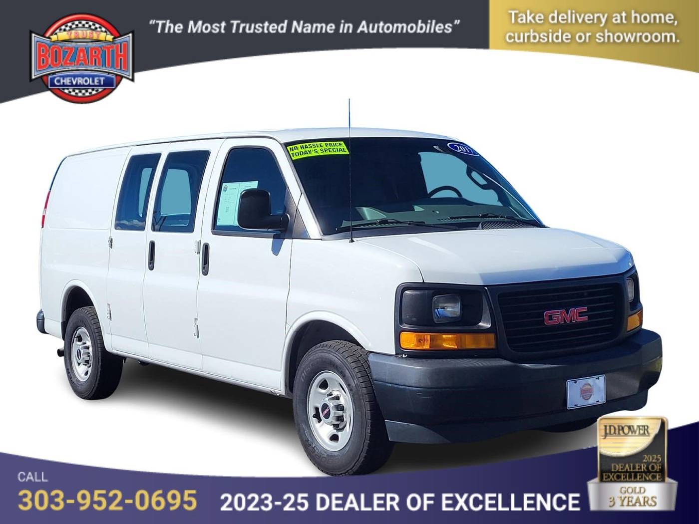 2017 GMC Savana Cargo Van Base — Cargo Van — 136,213 mi — Lone Tree, CO