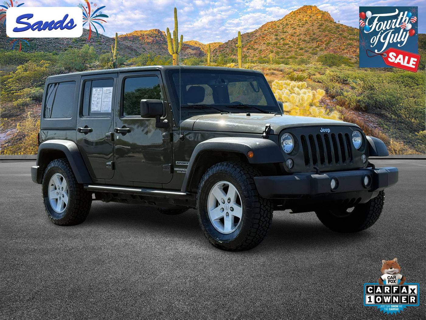 2016 Jeep Wrangler Sport — SUV — 77,930 mi — Surprise, AZ