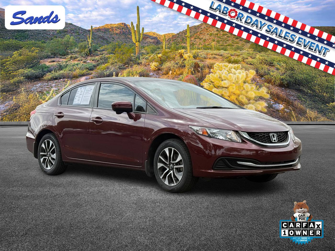 2015 Honda Civic EX — Sedan — 87,148 mi — Surprise, AZ