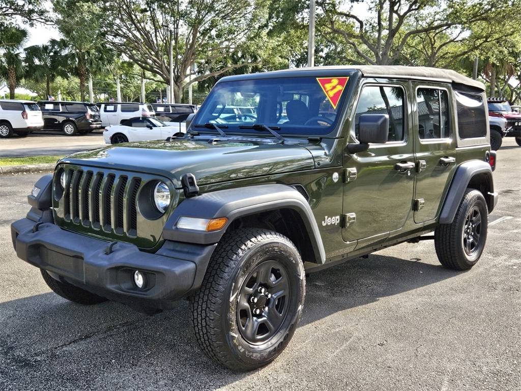 2021 Jeep Wrangler Sport — SUV — 51,290 mi — Pembroke Pines, FL