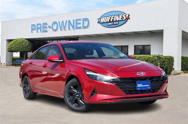 2022 Hyundai Elantra Hybrid Blue — Sedan — 46,107 mi — Plano, TX