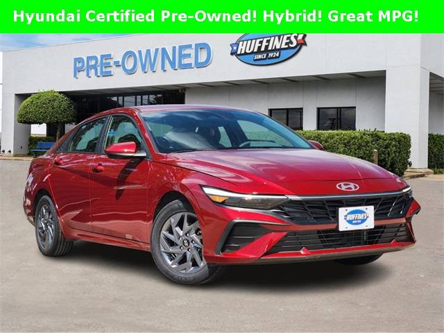 2024 Hyundai Elantra Hybrid Blue — Sedan — 30,932 mi — Plano, TX