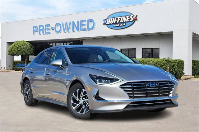 2021 Hyundai Sonata Hybrid Blue — Sedan — 64,020 mi — Plano, TX