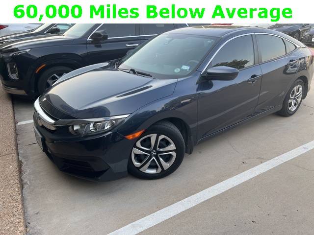 2018 Honda Civic LX — Sedan — 30,635 mi — Plano, TX