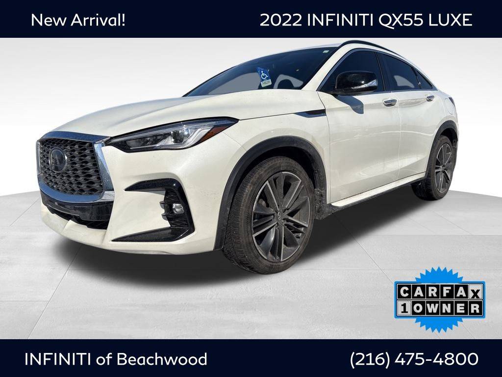 2022 INFINITI QX55 LUXE — SUV — 7,265 mi — Beachwood, OH