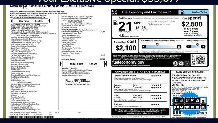 2023 Jeep Grand Cherokee Altitude — SUV — 15,125 mi — Beachwood, OH