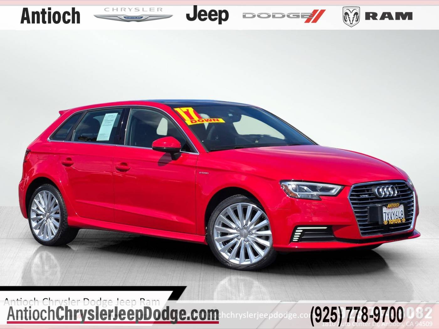 2017 Audi A3 e-tron Prestige — Hatchback — 76,023 mi — Antioch, CA