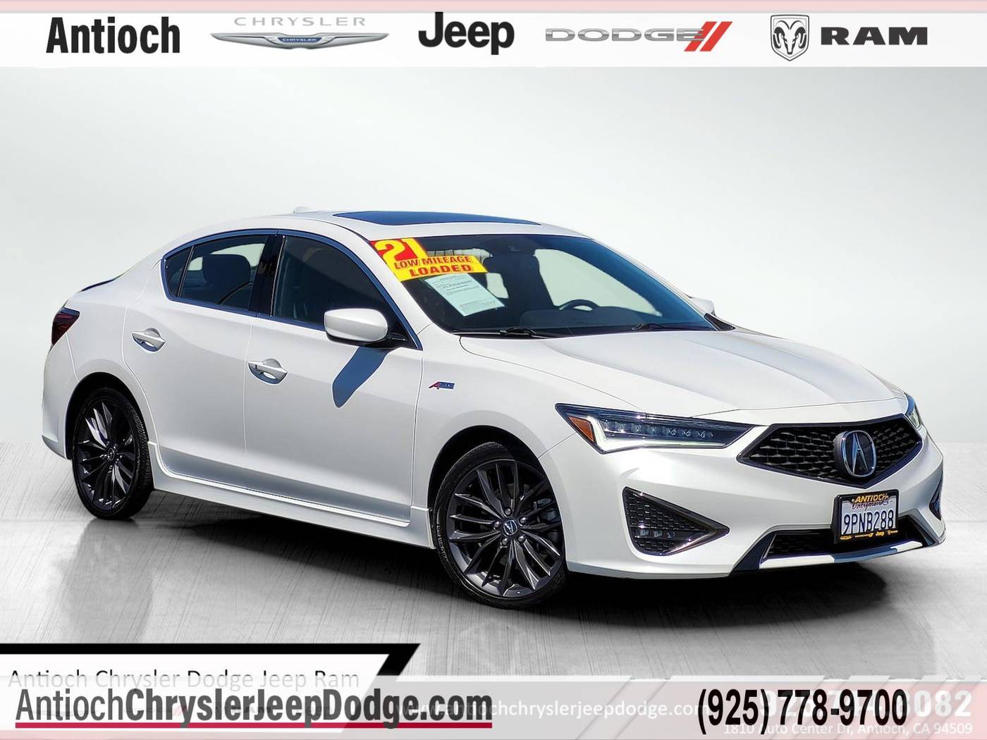 2021 Acura ILX w/Premium/A-SPEC Package — Sedan — 20,625 mi — Antioch, CA