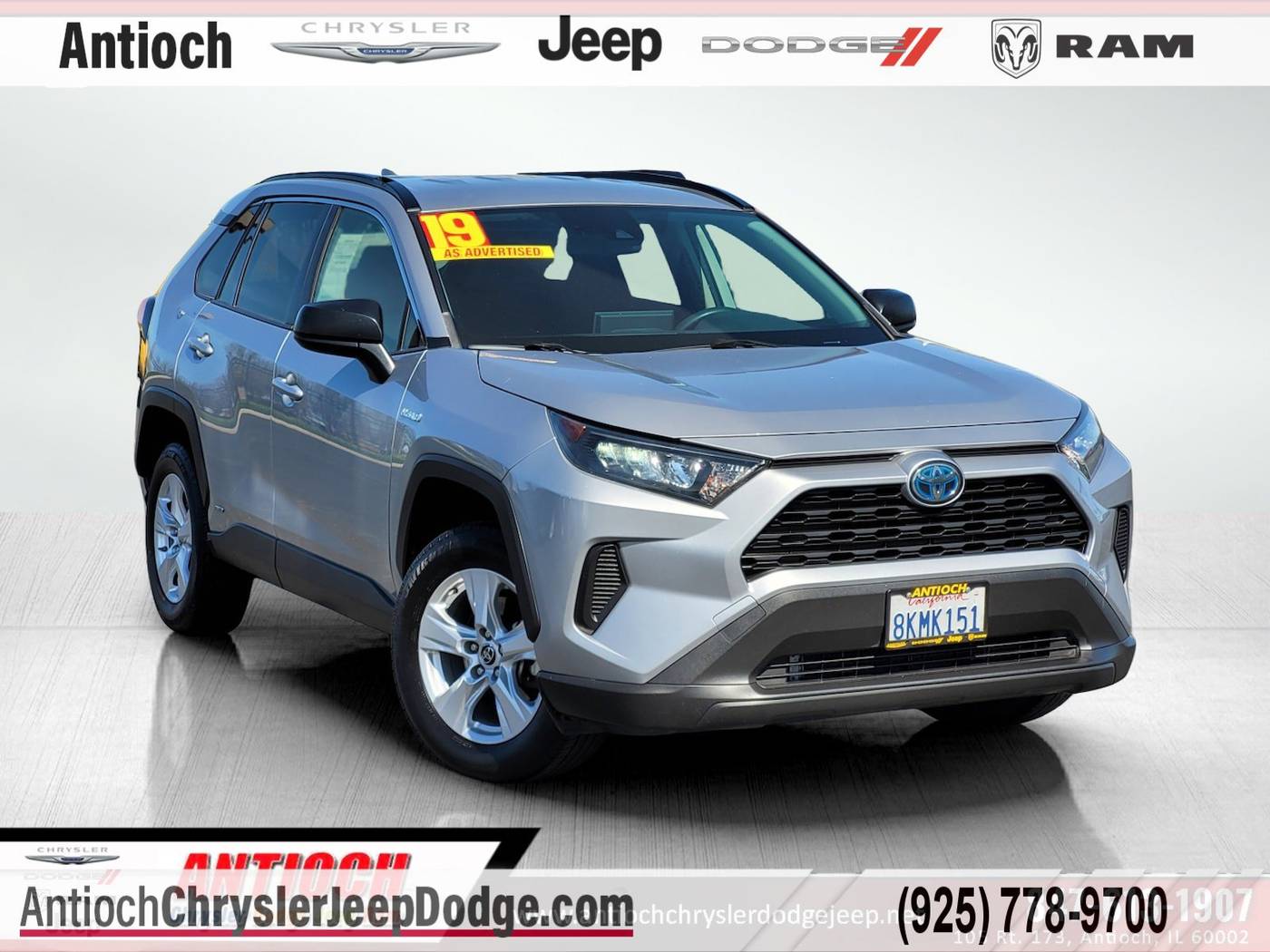 2019 Toyota RAV4 Hybrid LE — SUV — 117,716 mi — Antioch, CA