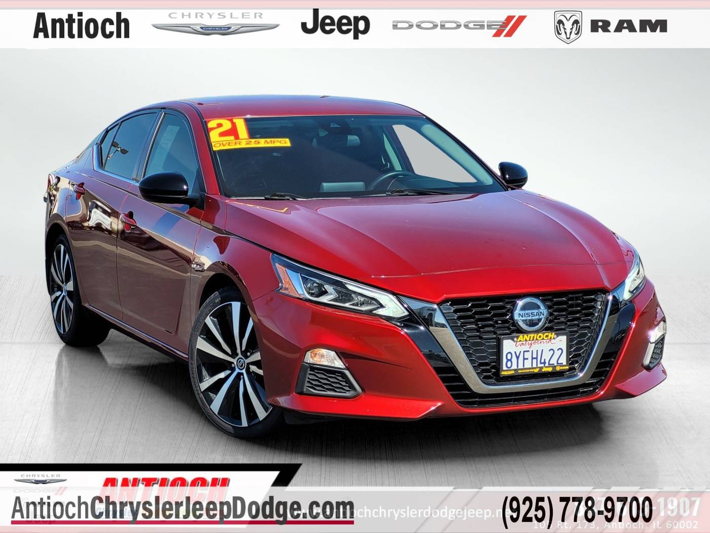 2021 Nissan Altima SR — Sedan — 38,409 mi — Antioch, CA