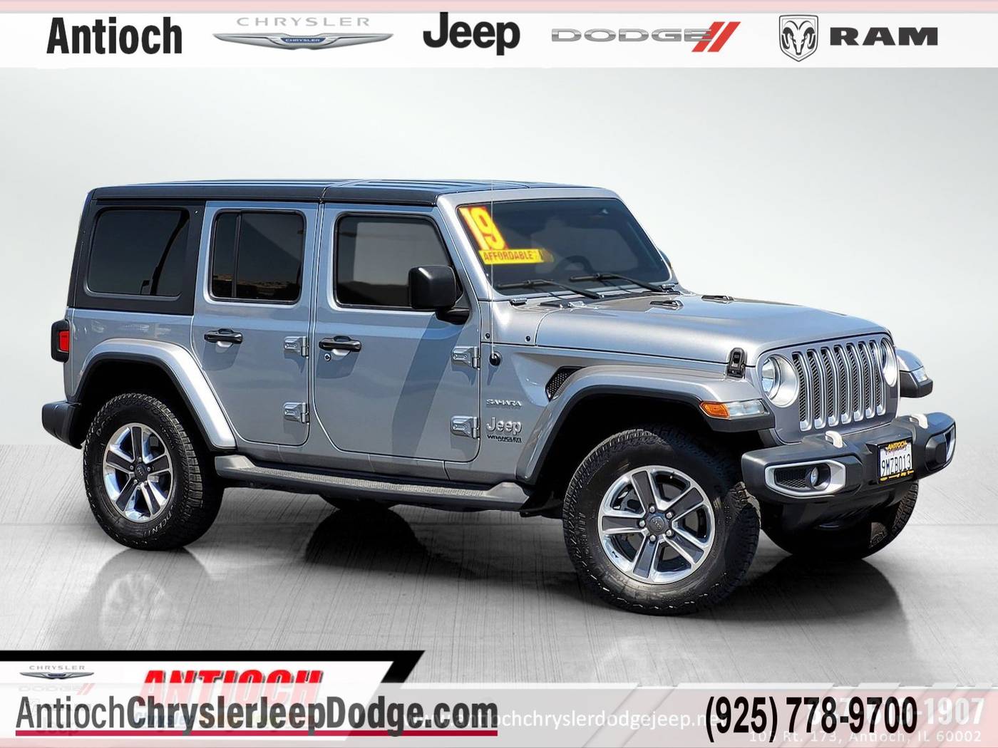 2019 Jeep Wrangler Sahara — SUV — 30,841 mi — Antioch, CA