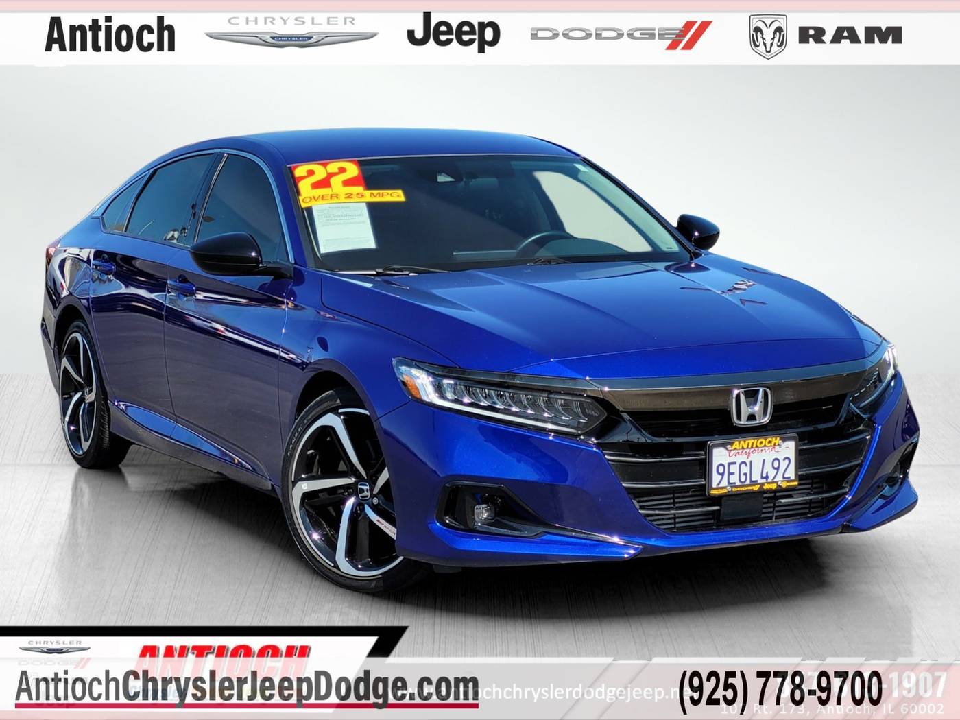 2022 Honda Accord Sport SE — Sedan — 19,180 mi — Antioch, CA