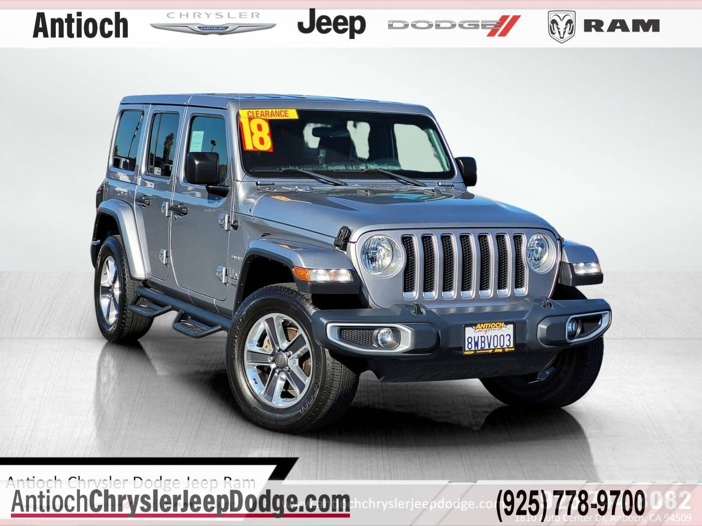 2018 Jeep Wrangler Sahara — SUV — 77,993 mi — Antioch, CA