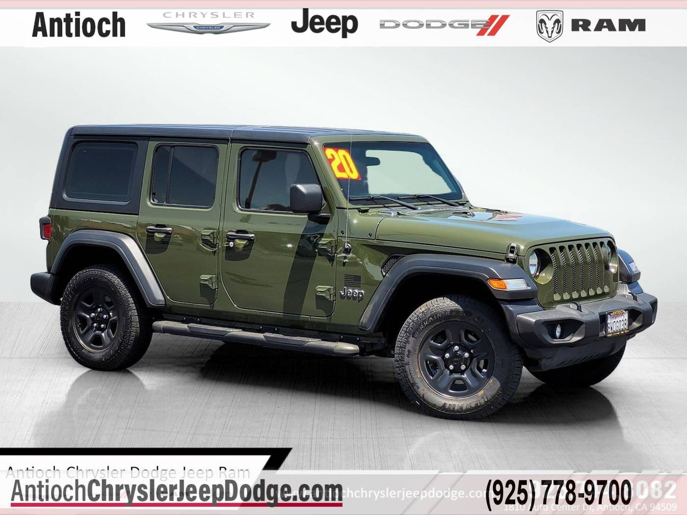 2020 Jeep Wrangler Sport — SUV — 61,385 mi — Antioch, CA