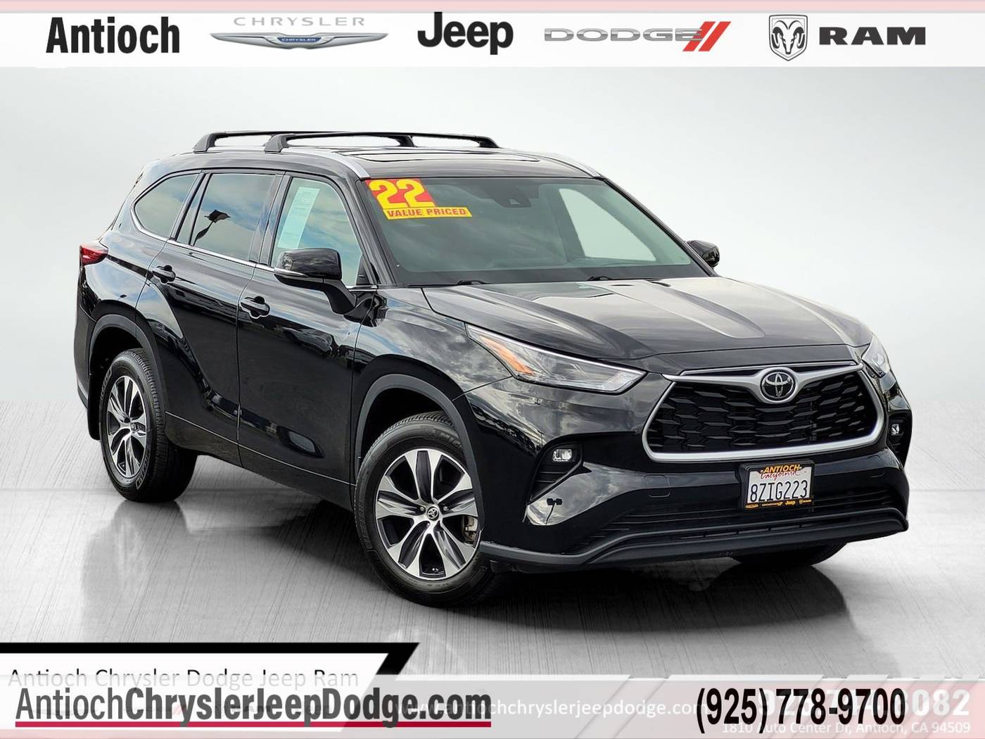 2022 Toyota Highlander XLE — SUV — 7,674 mi — Antioch, CA