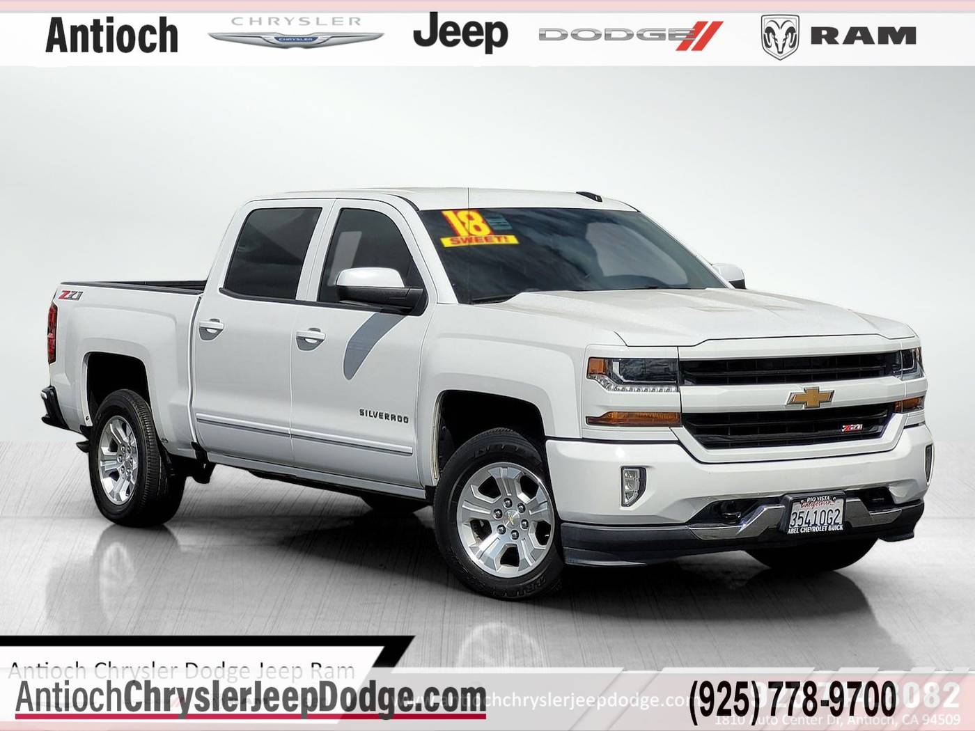 2018 Chevrolet Silverado 1500 LT — Pickup Truck — 92,449 mi — Antioch, CA