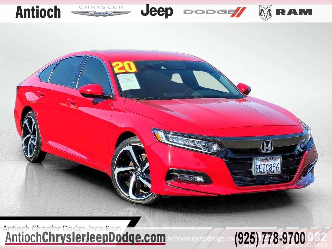 2020 Honda Accord Sport — Sedan — 78,661 mi — Antioch, CA