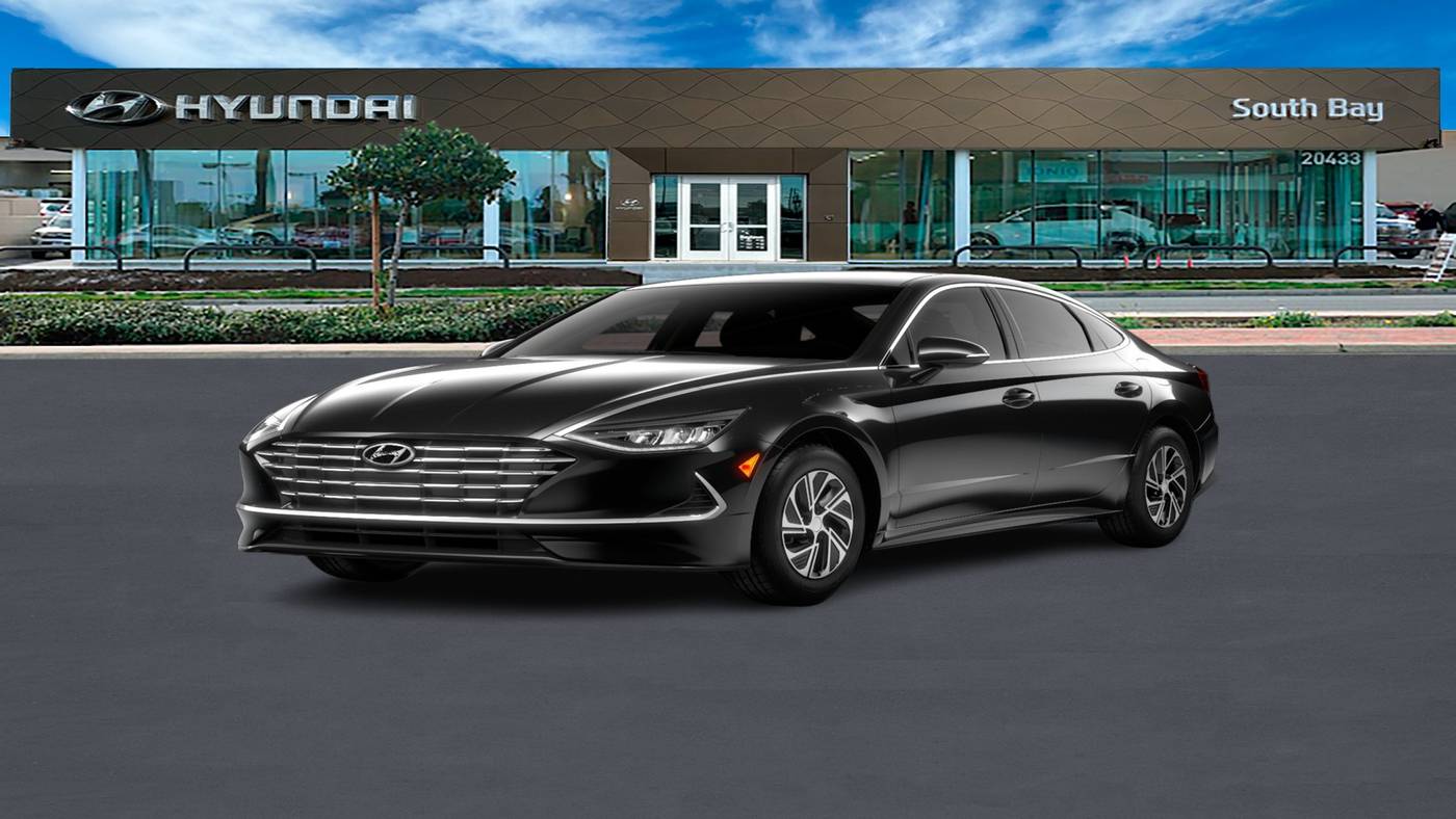 2023 Hyundai Sonata Hybrid Blue — Sedan — 10,398 mi — Torrance, CA