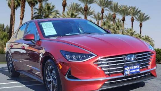 2023 Hyundai Sonata Hybrid Blue — Sedan — 11,336 mi — Torrance, CA