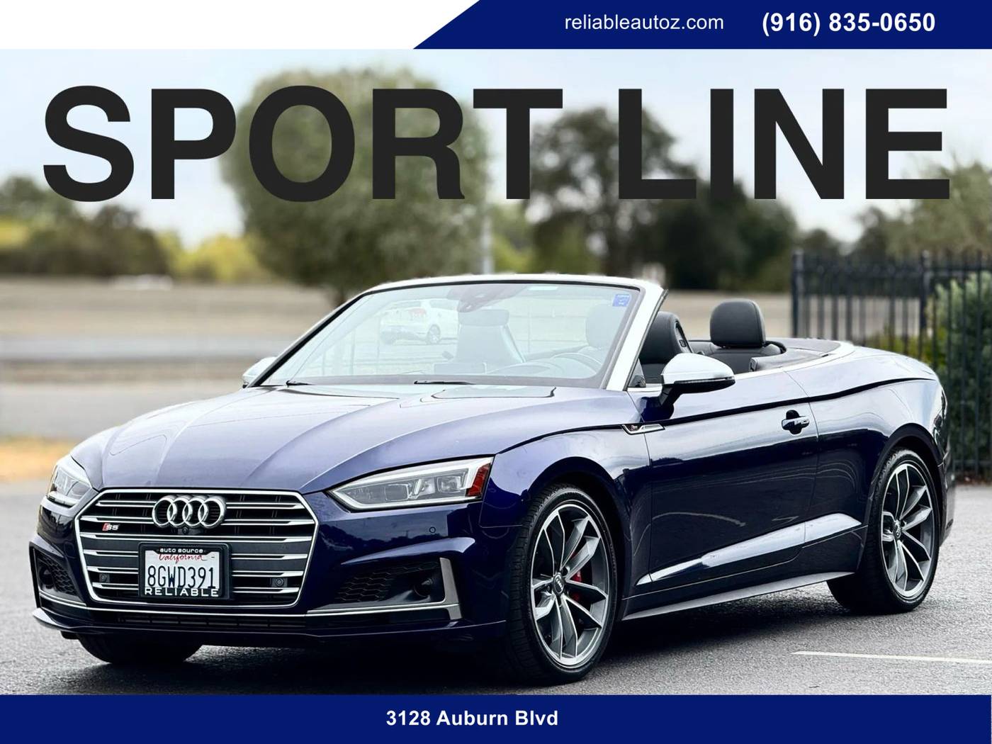 2018 Audi S5 Prestige — Convertible — 68,155 mi — Sacramento, CA